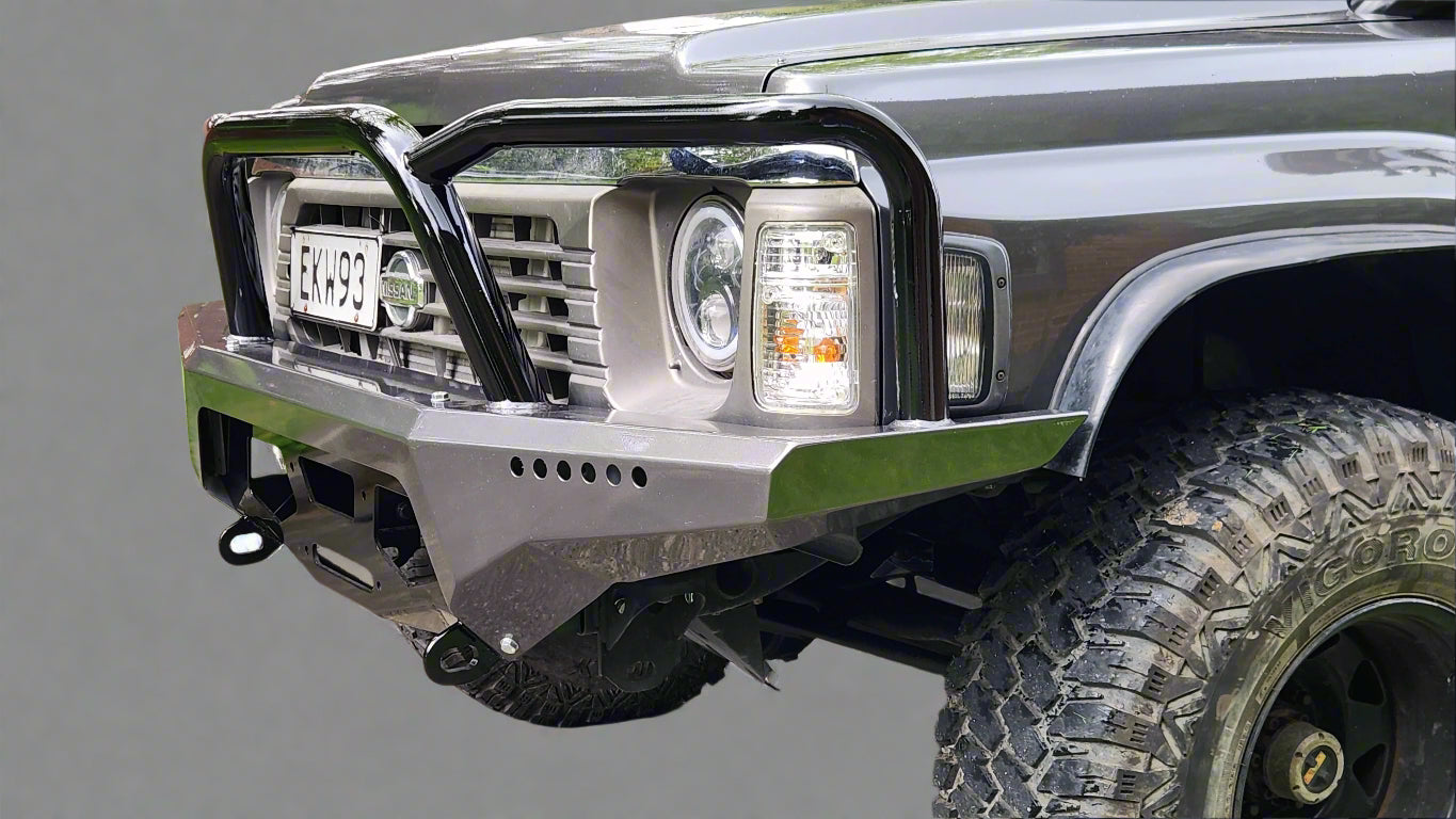 NISSAN PATROL Y60 WALLY CUSTOMS WINCH BAR