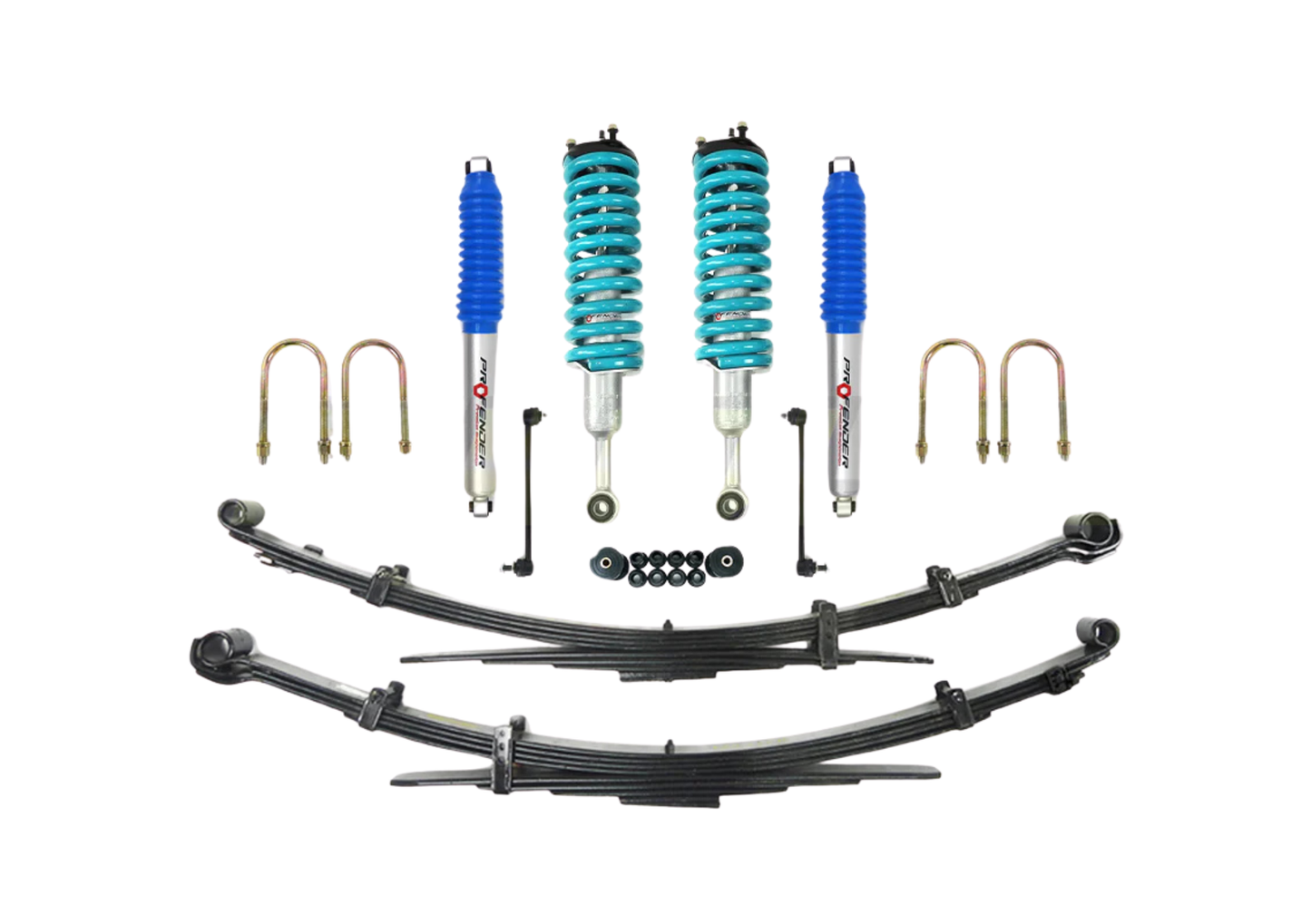 PROFENDER 45MM GAS LIFT KIT TO SUIT FORD RANGER PX3 2018-2022