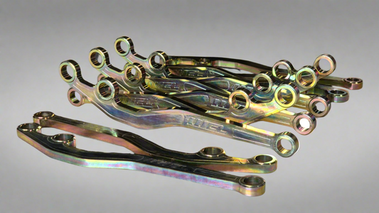 WALLY CUSTOMS BILLET RADIUS ARMS 2"-4" CASTOR CORRECTED