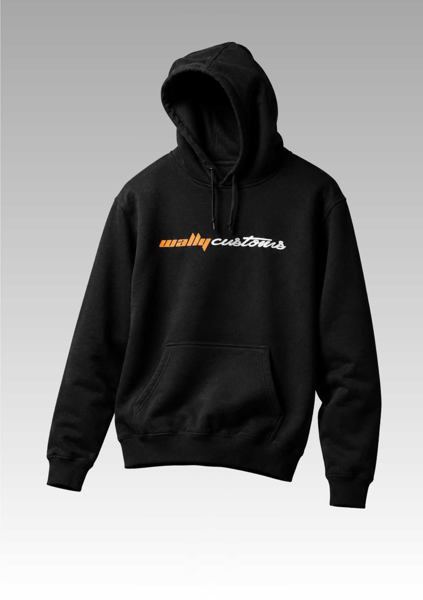 WALLY CUSTOMS BLACK HOODIE