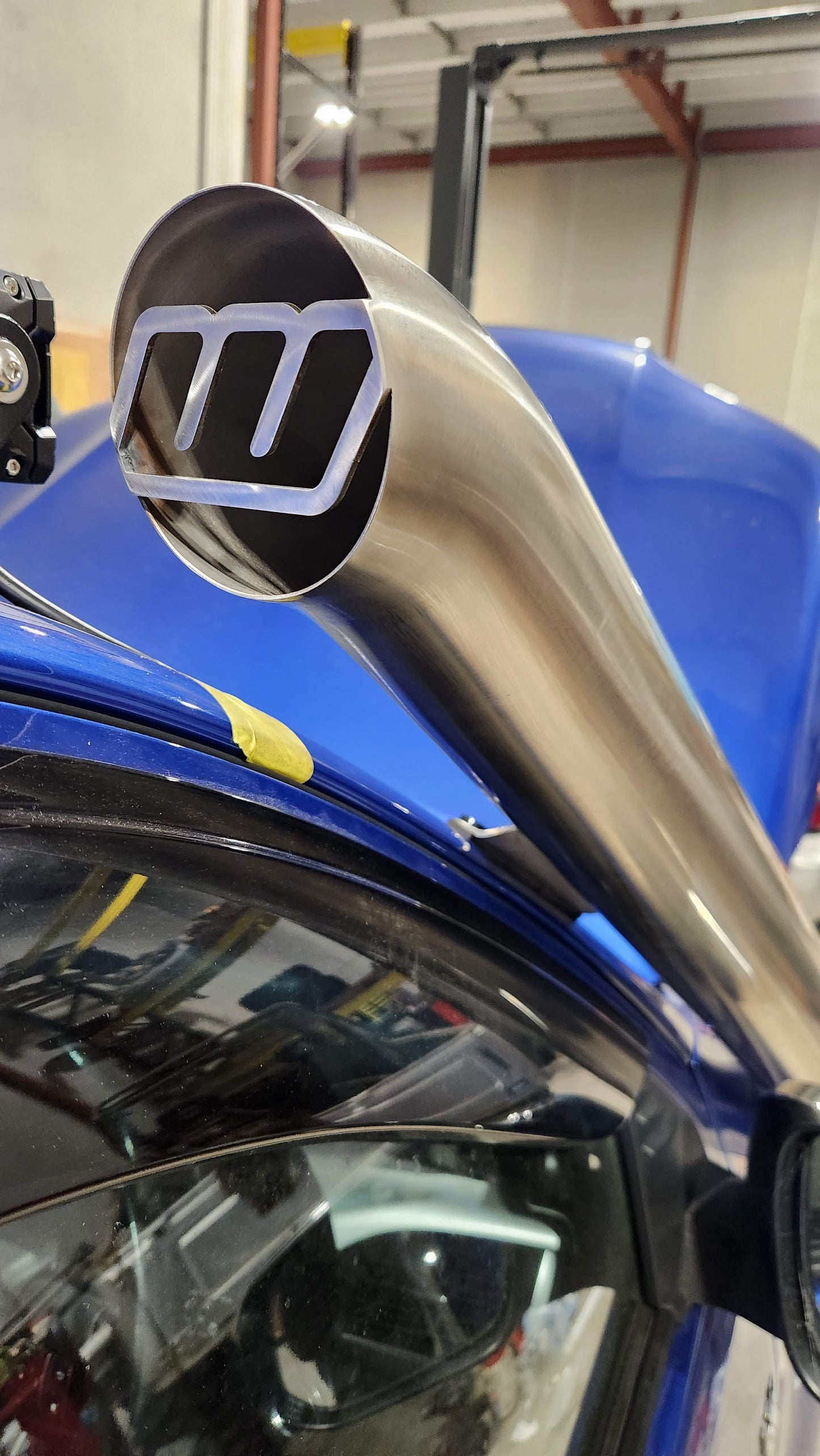 WALLY CUSTOMS 4'' STAINLESS SNORKEL TO SUIT TOYOTA HILUX N80 2016 ONWARDS