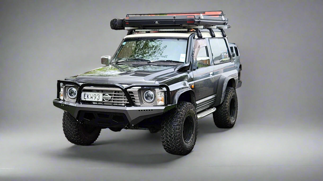 NISSAN PATROL Y60 WALLY CUSTOMS WINCH BAR