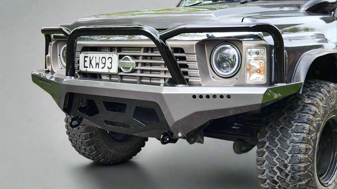 NISSAN PATROL Y60 WALLY CUSTOMS WINCH BAR