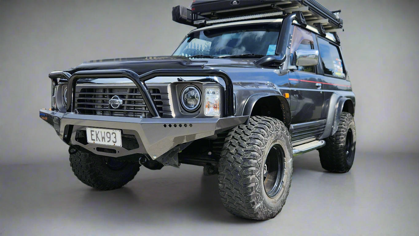 NISSAN PATROL Y60 WALLY CUSTOMS WINCH BAR