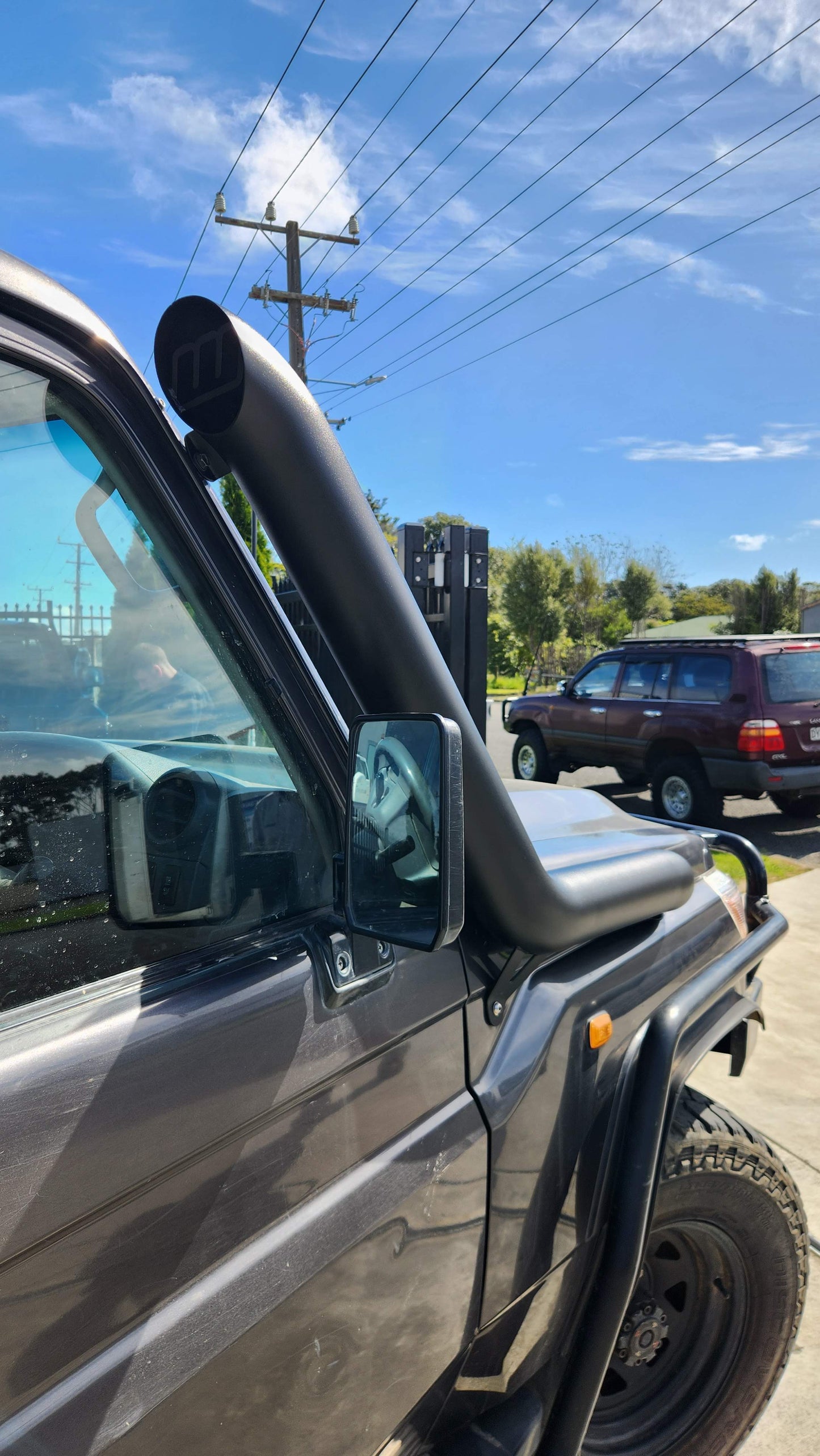 WALLY CUSTOMS 4'' SNORKEL TO SUIT TOYOTA LANDCRUISER 76/79 SERIES
