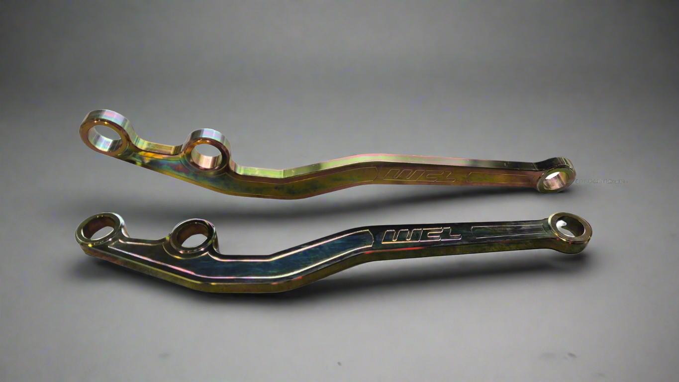 WALLY CUSTOMS BILLET RADIUS ARMS 2"-4" CASTOR CORRECTED