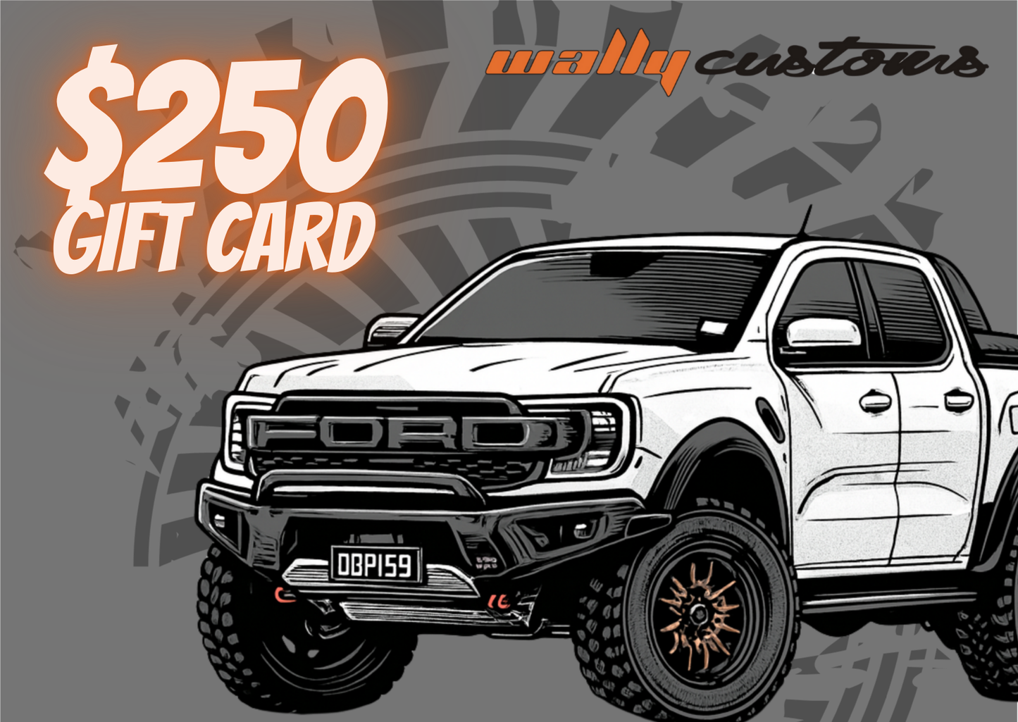 WALLY CUSTOMS GIFT CARD