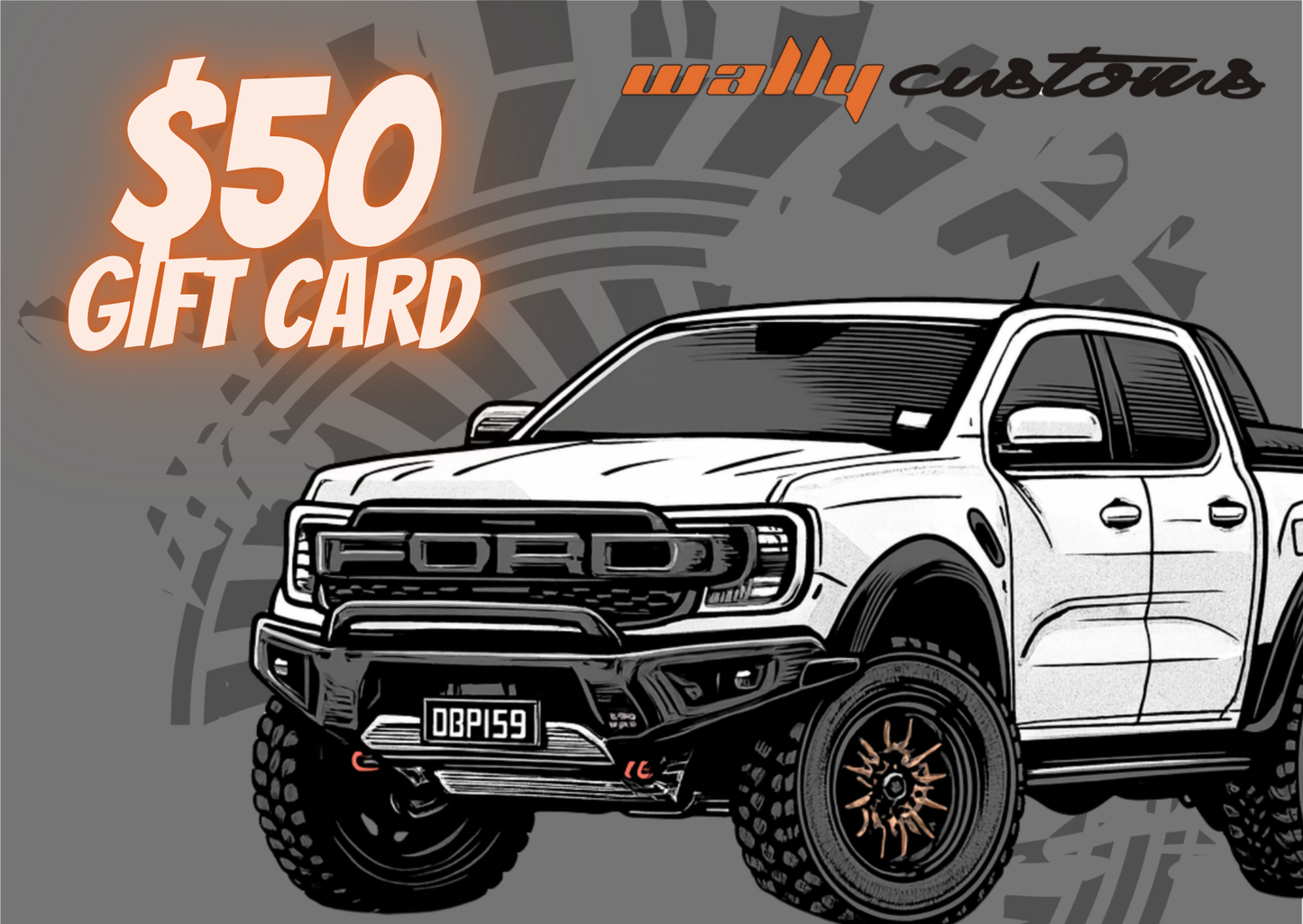 WALLY CUSTOMS GIFT CARD