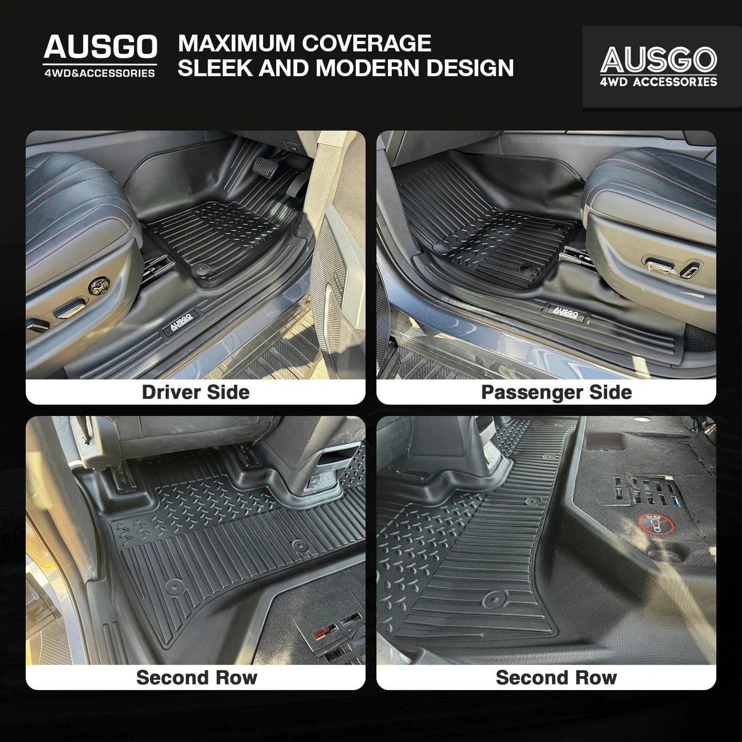 4WD FLOOR MATS BYD SHARK 6 2024