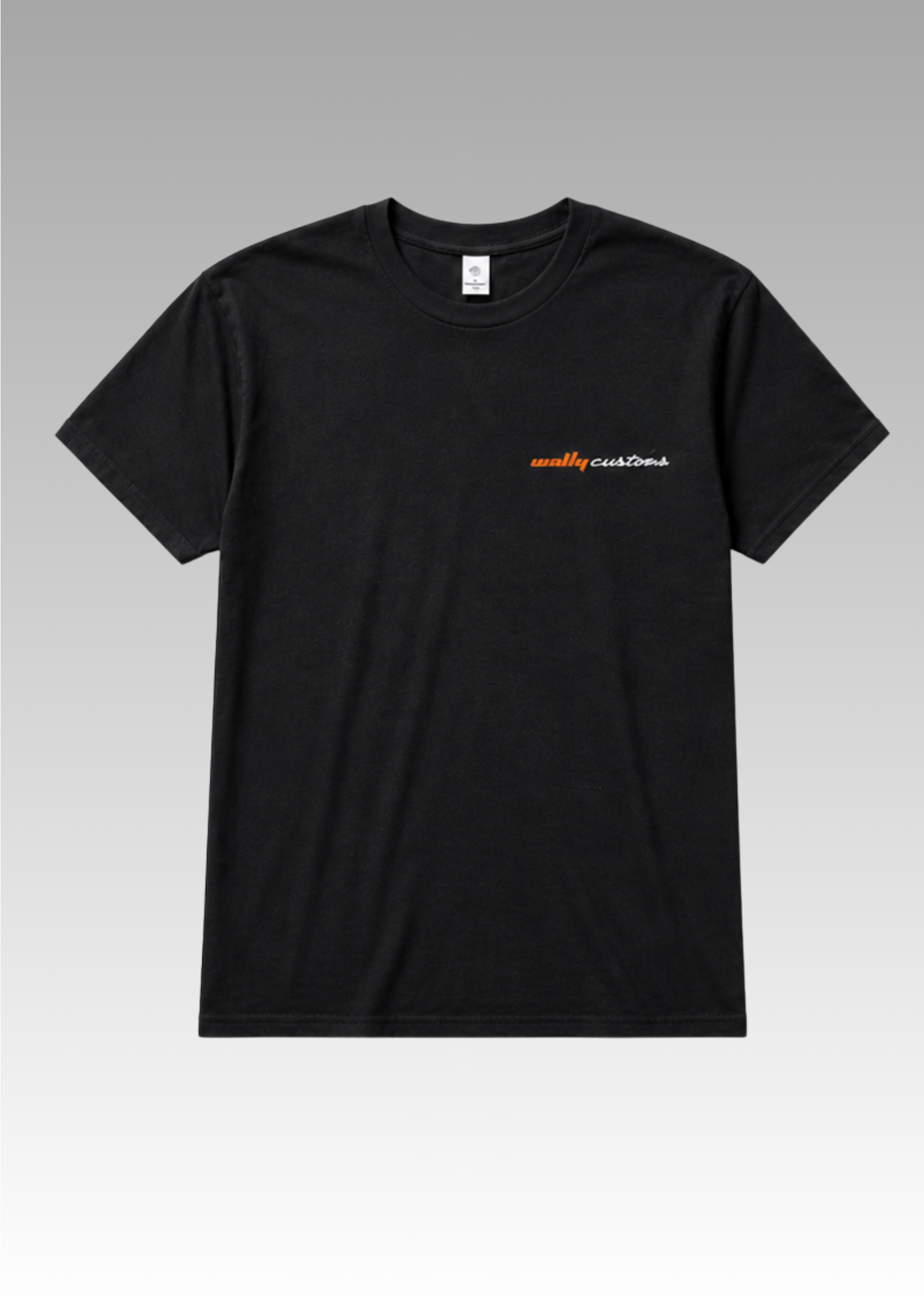WALLY CUSTOMS BLACK T-SHIRT