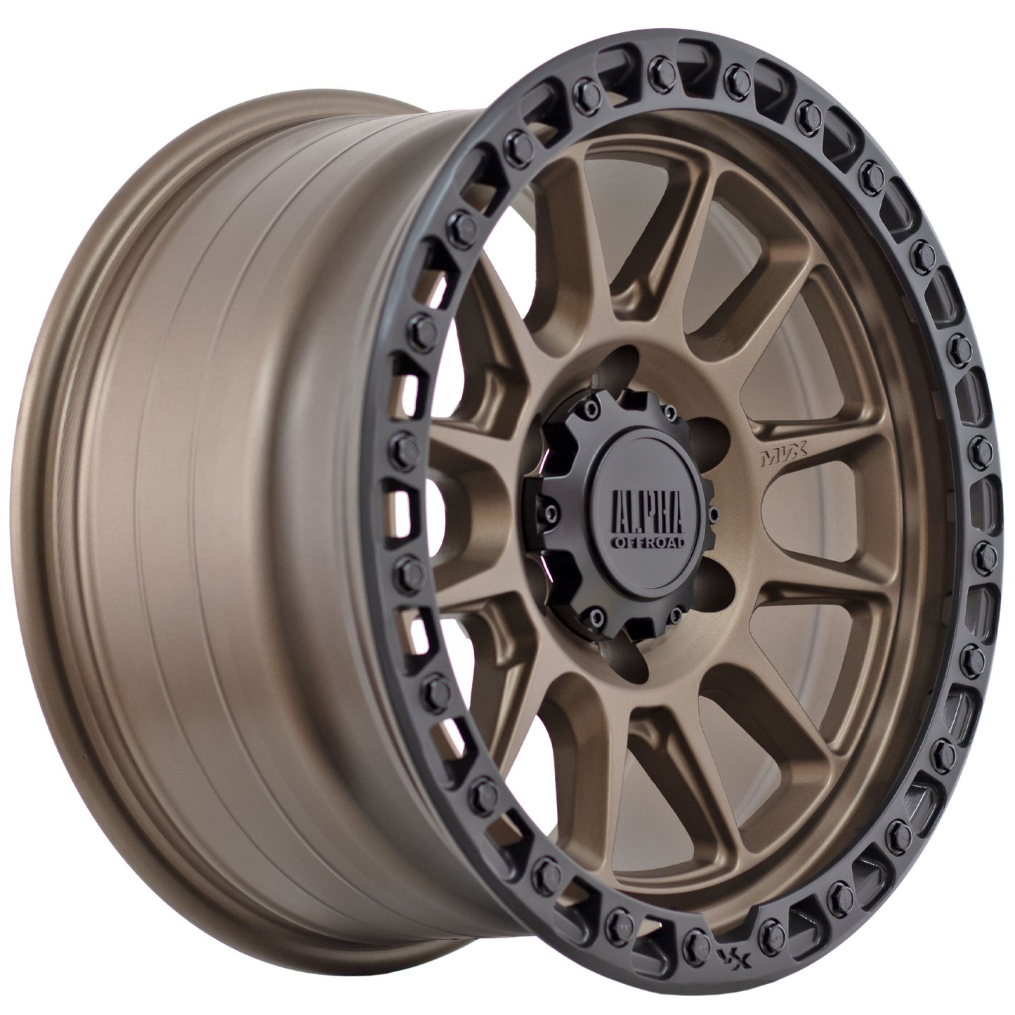 ALPHA PODIUM MATT BRONZE W/ MATT BLACK LIP