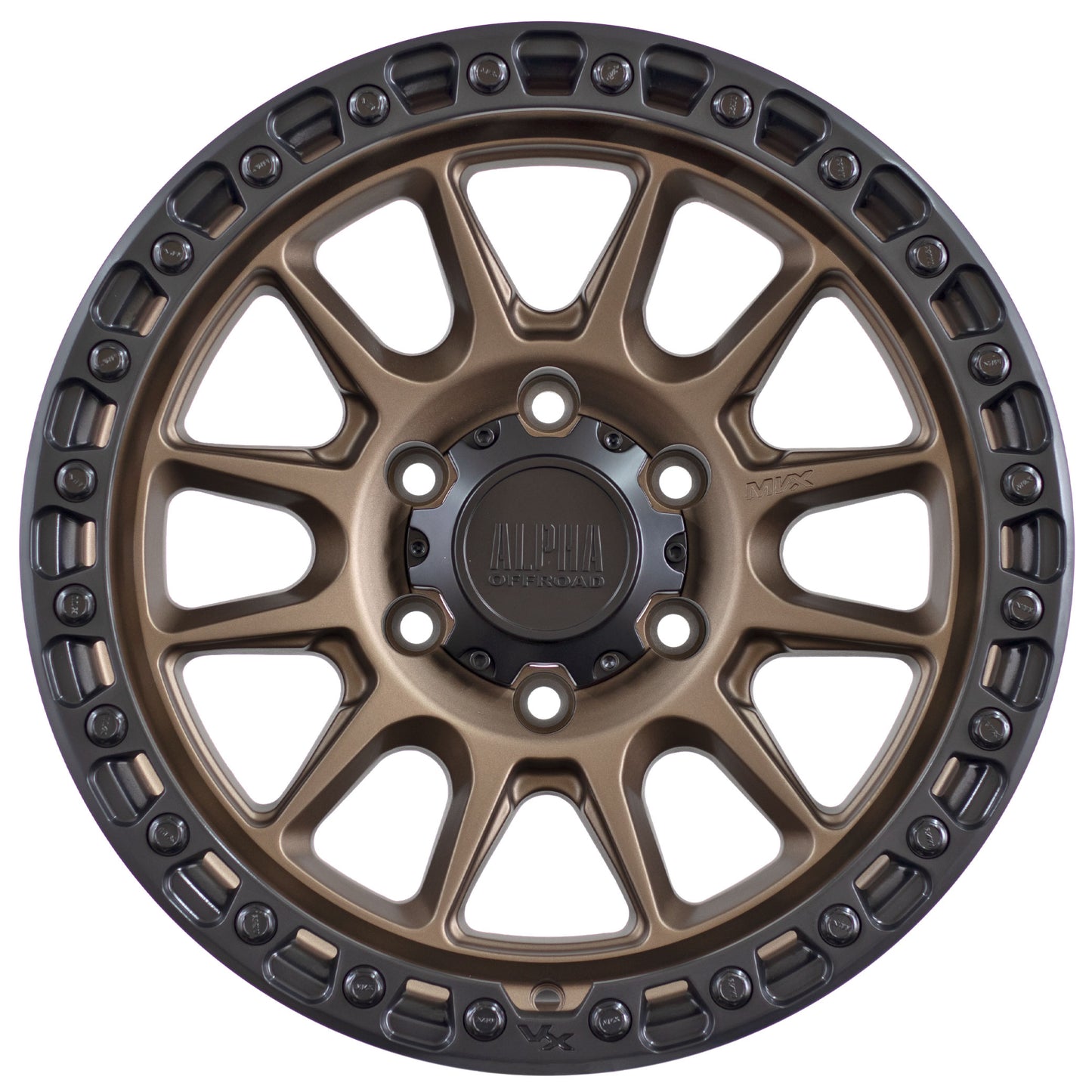 ALPHA PODIUM MATT BRONZE W/ MATT BLACK LIP