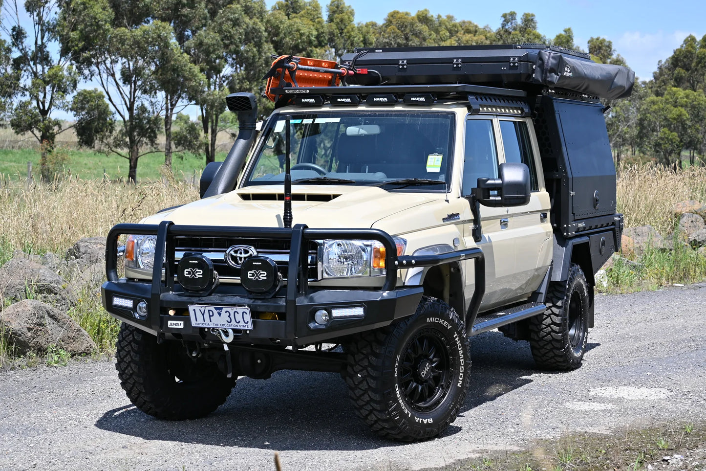 JUNGLE4X4 BULLBAR COMBO DEAL TO SUIT TOYOTA LANDCRUISER 70 SERIES 2012-2024