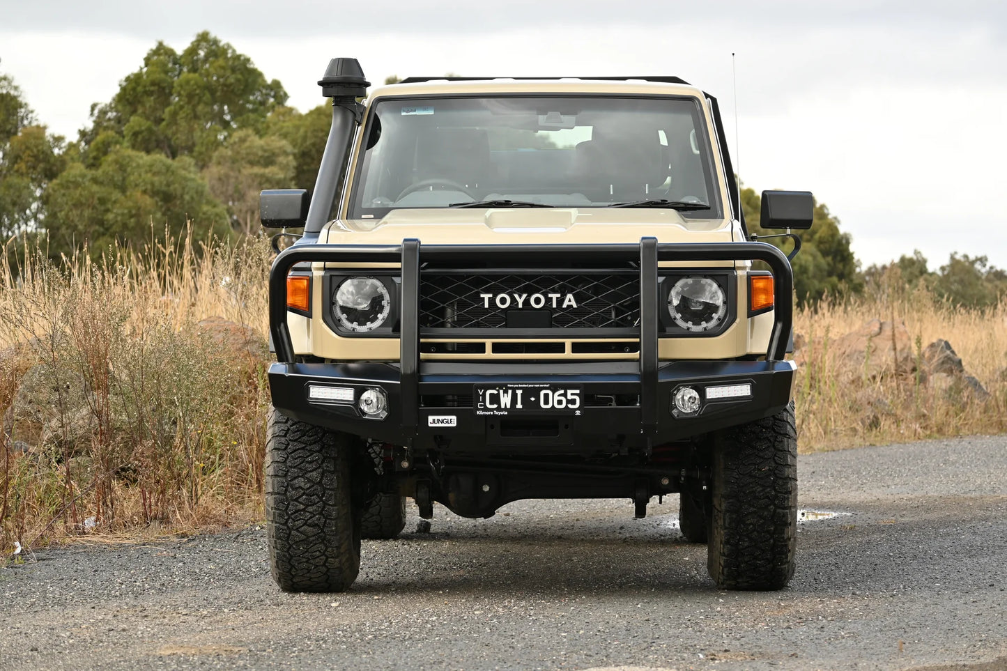 JUNGLE4X4 BULLBAR TO SUIT TOYOTA LANDCRUISER 79 SERIES 2024 ONWARDS