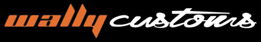 WALLY CUSTOMS LOGO STICKER