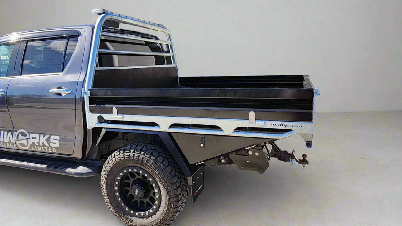 HD STEEL GALV FLAT DECK TRAY