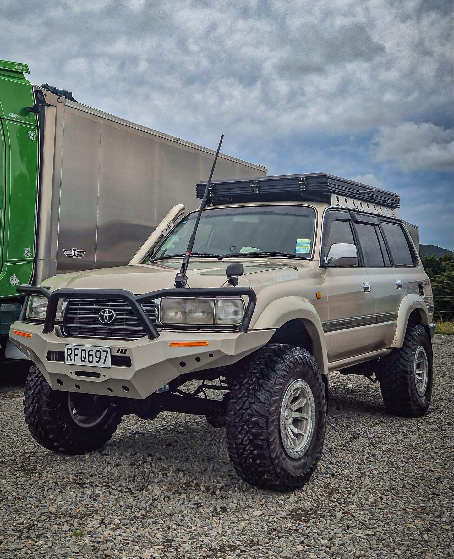 WALLY CUSTOMS WINCH BAR TO SUIT TOYOTA LANDCRUISER 80 SERIES