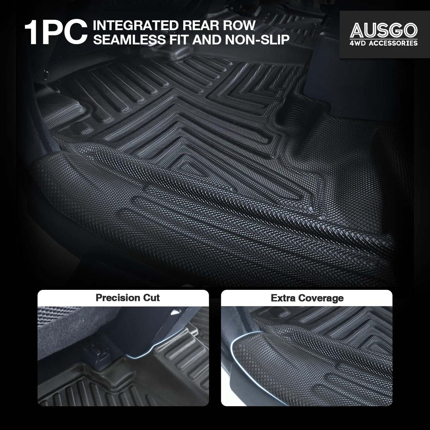 4WD FLOOR MATS - TOYOTA LANDCRUISER PRADO 150 SERIES