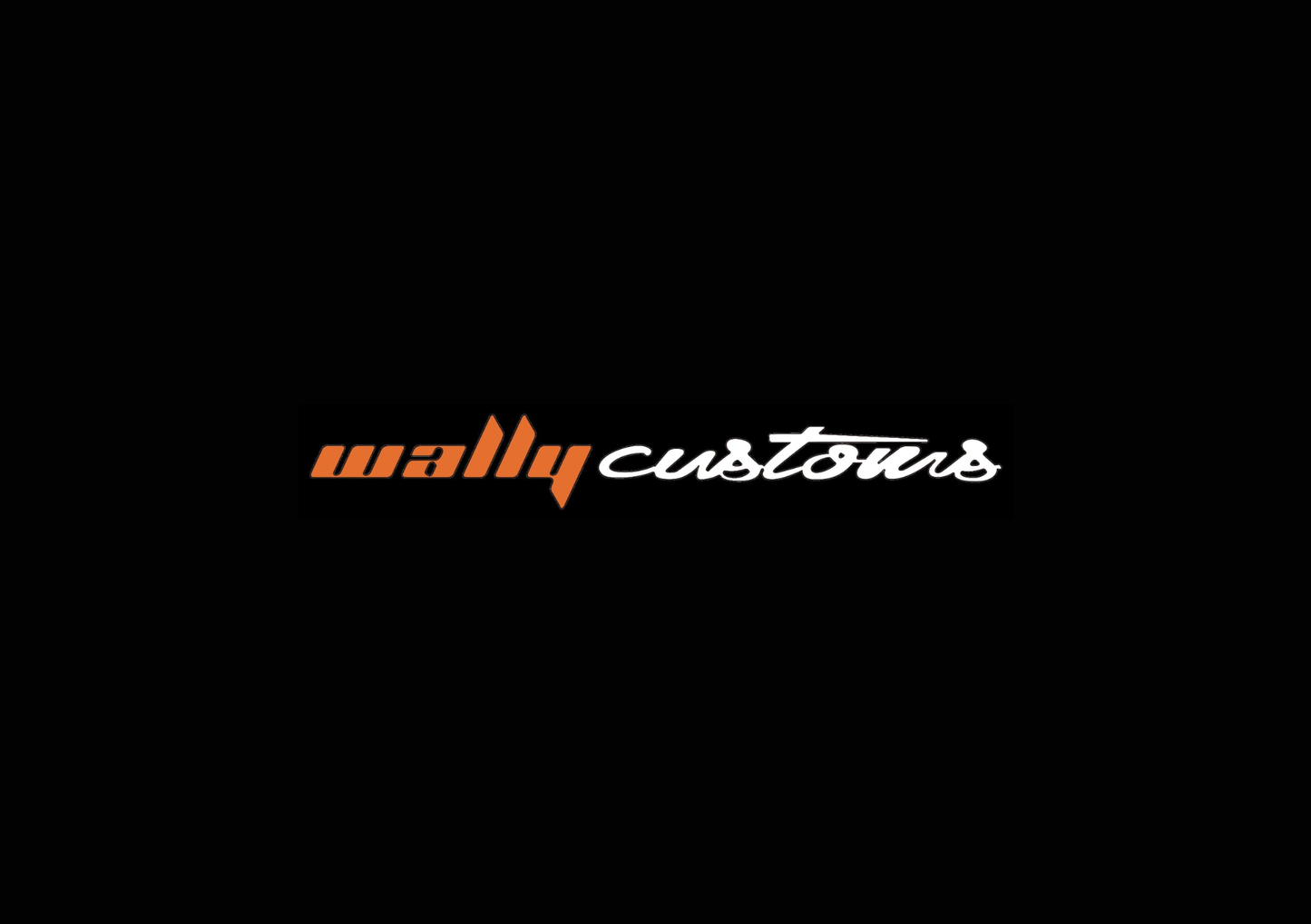 WALLY CUSTOMS LOGO STICKER