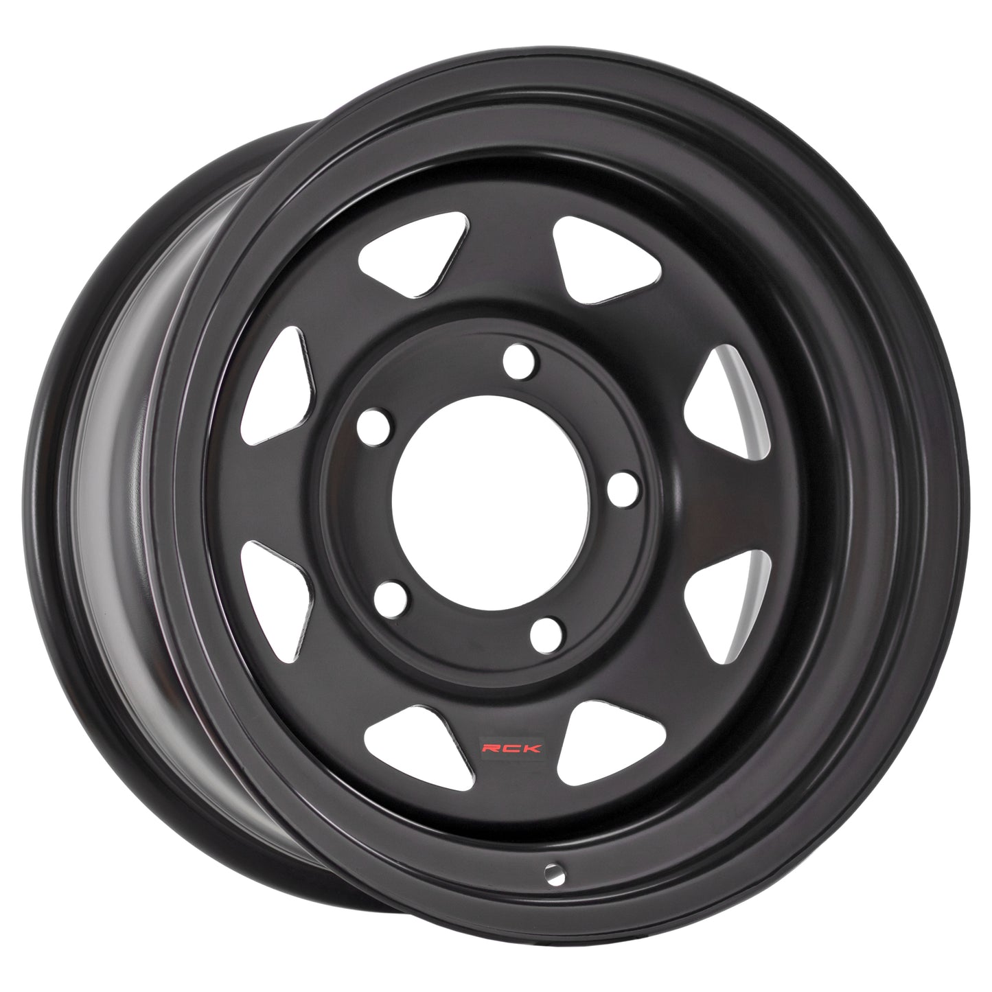 RCK STEEL 8 SPOKE MATT BLACK