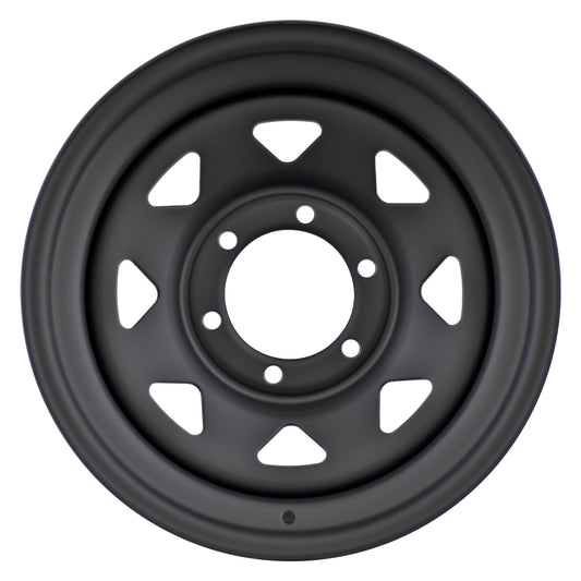 RCK STEEL 8 SPOKE MATT BLACK