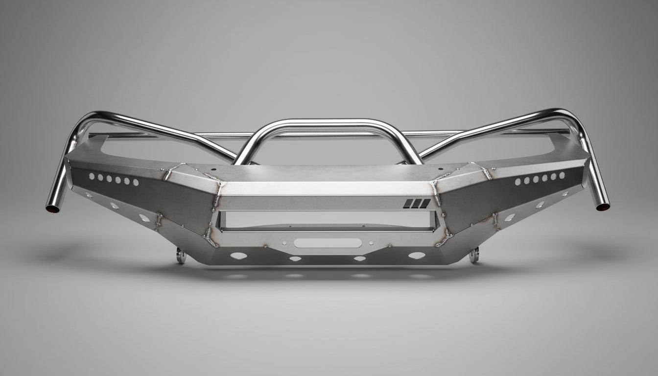 WALLY CUSTOMS WINCH BAR TO SUIT TOYOTA HILUX LN106,107,167/KZN 165 (1989-2004) NON AIR BAG ONLY