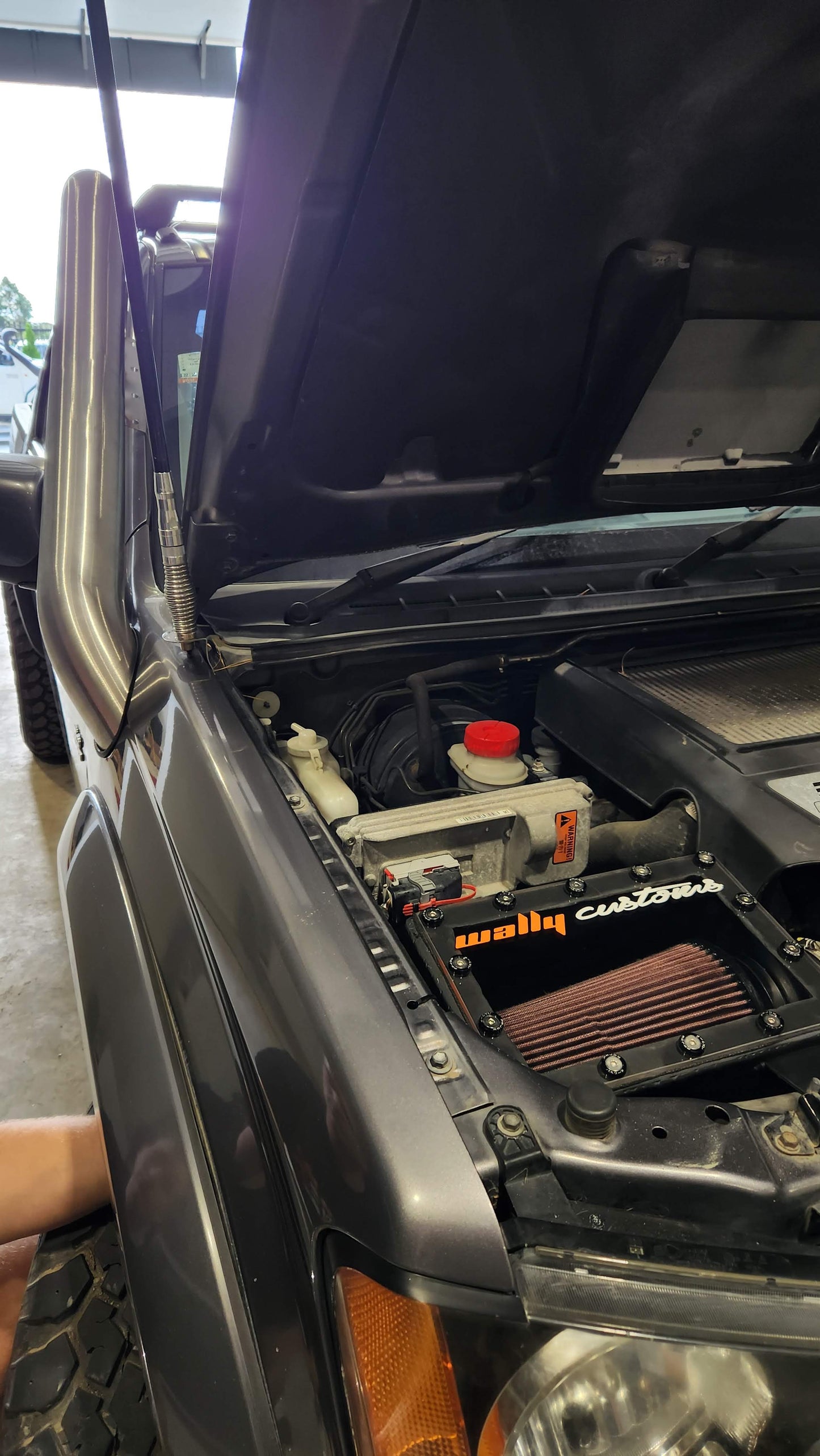 WALLY CUSTOMS 4'' SNORKEL TO SUIT HOLDEN COLORADO RC