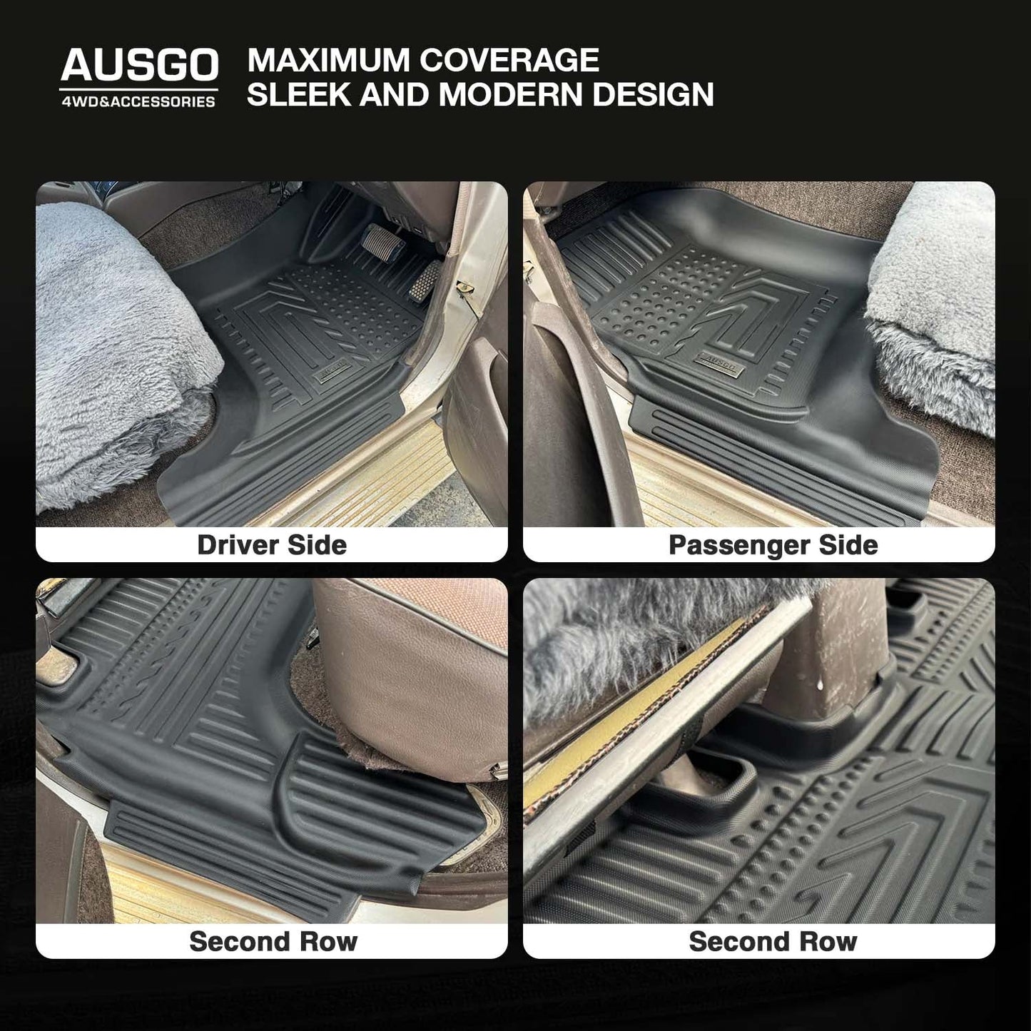4WD FLOOR MATS - TOYOTA LANDCRUISER 80 SERIES