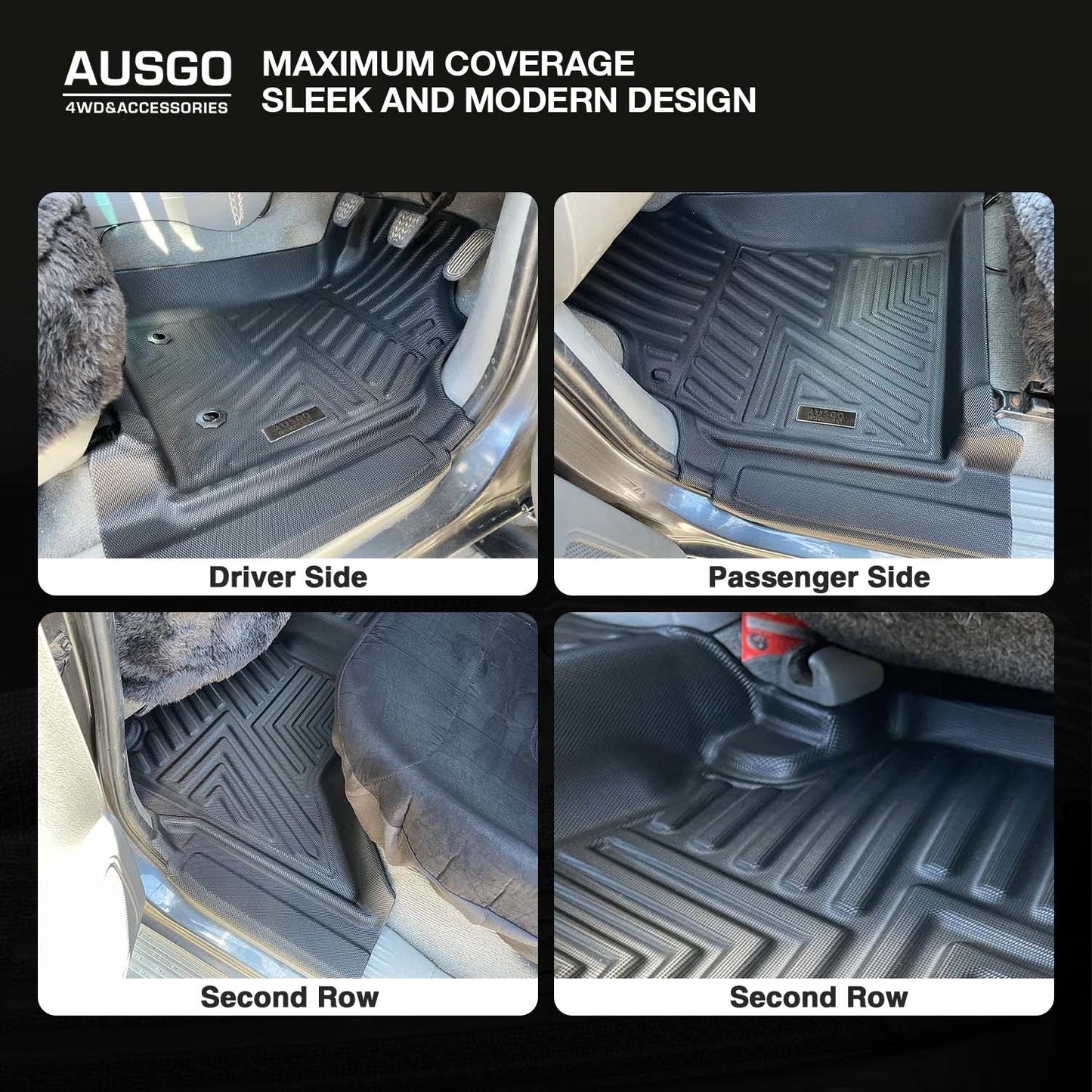 4WD FLOOR MATS - TOYOTA HILUX 2005-2015