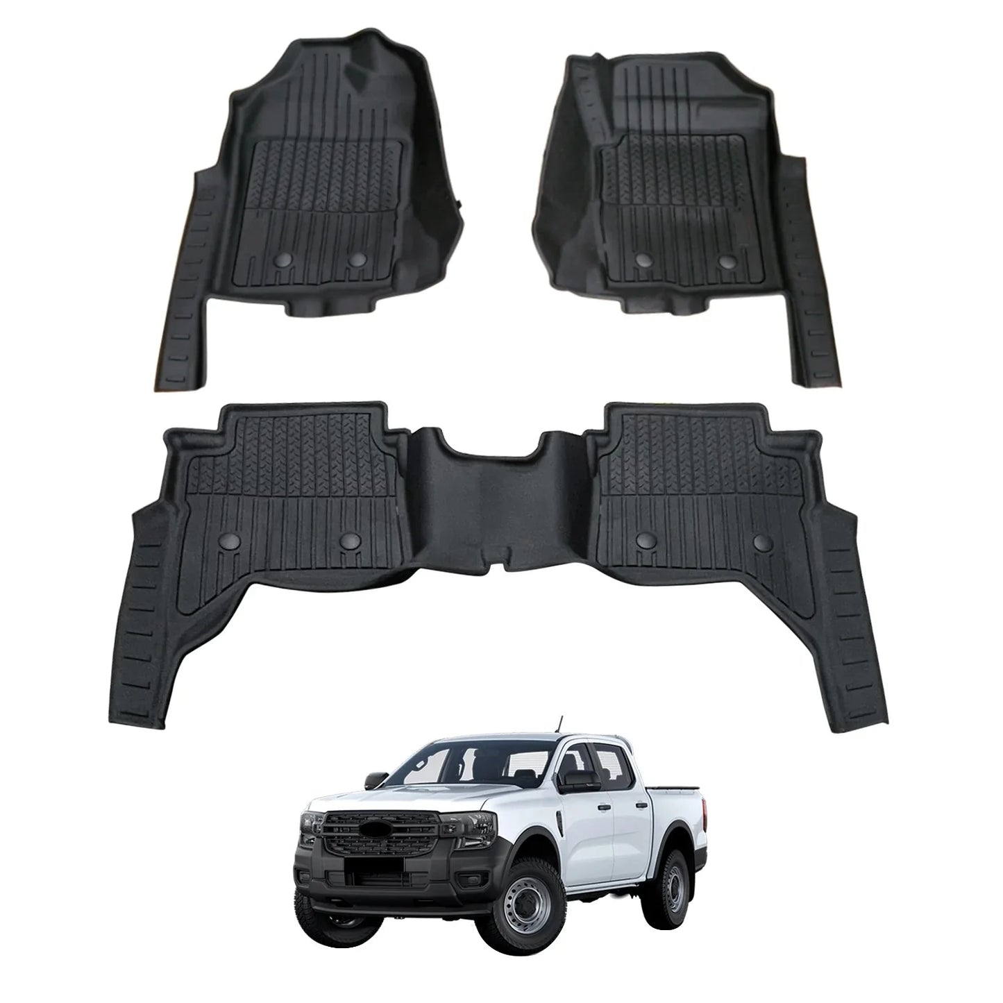 4WD FLOOR MATS - FORD RANGER 2022 -