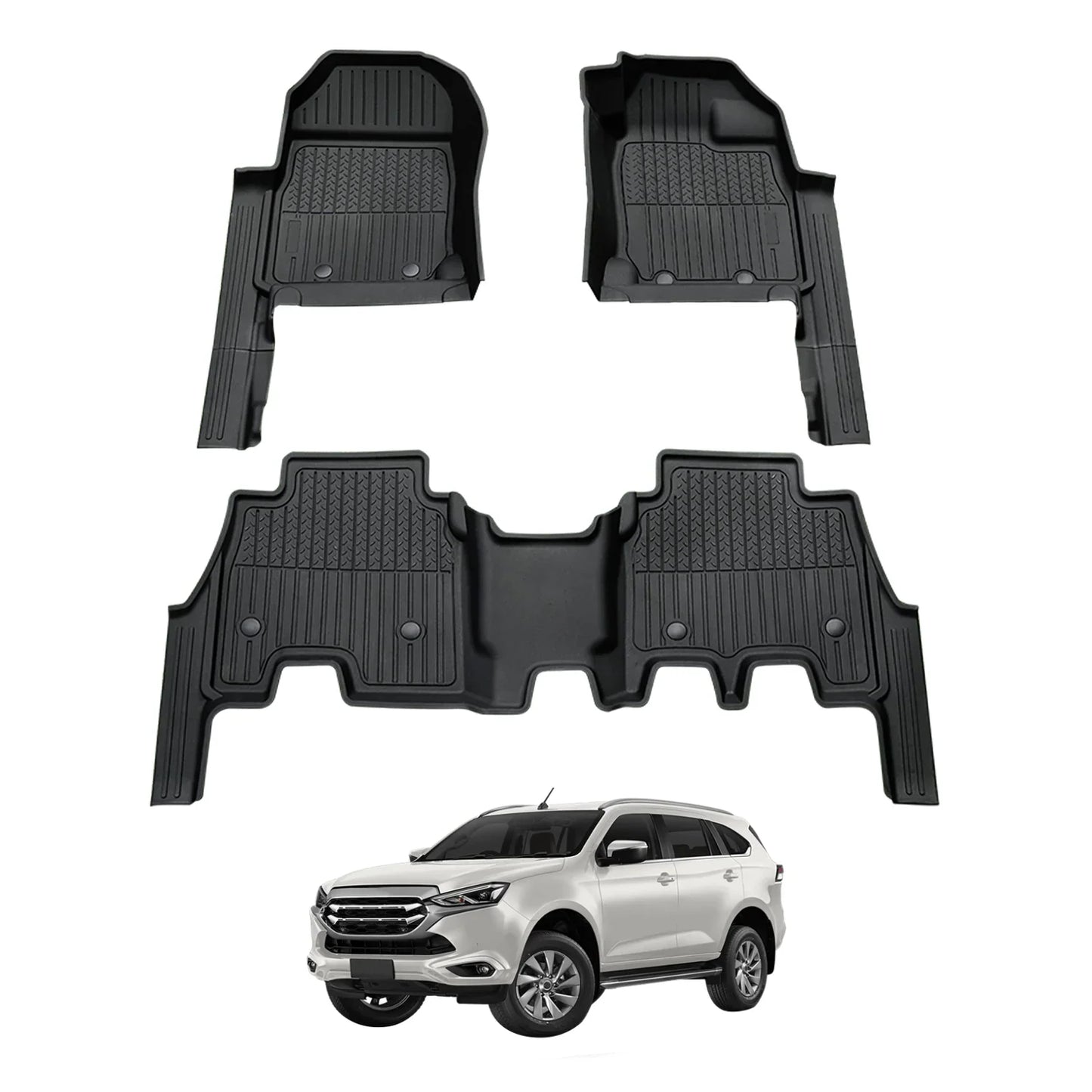 4WD FLOOR MATS (INJECTION) ISUZU MU-X 2021 -