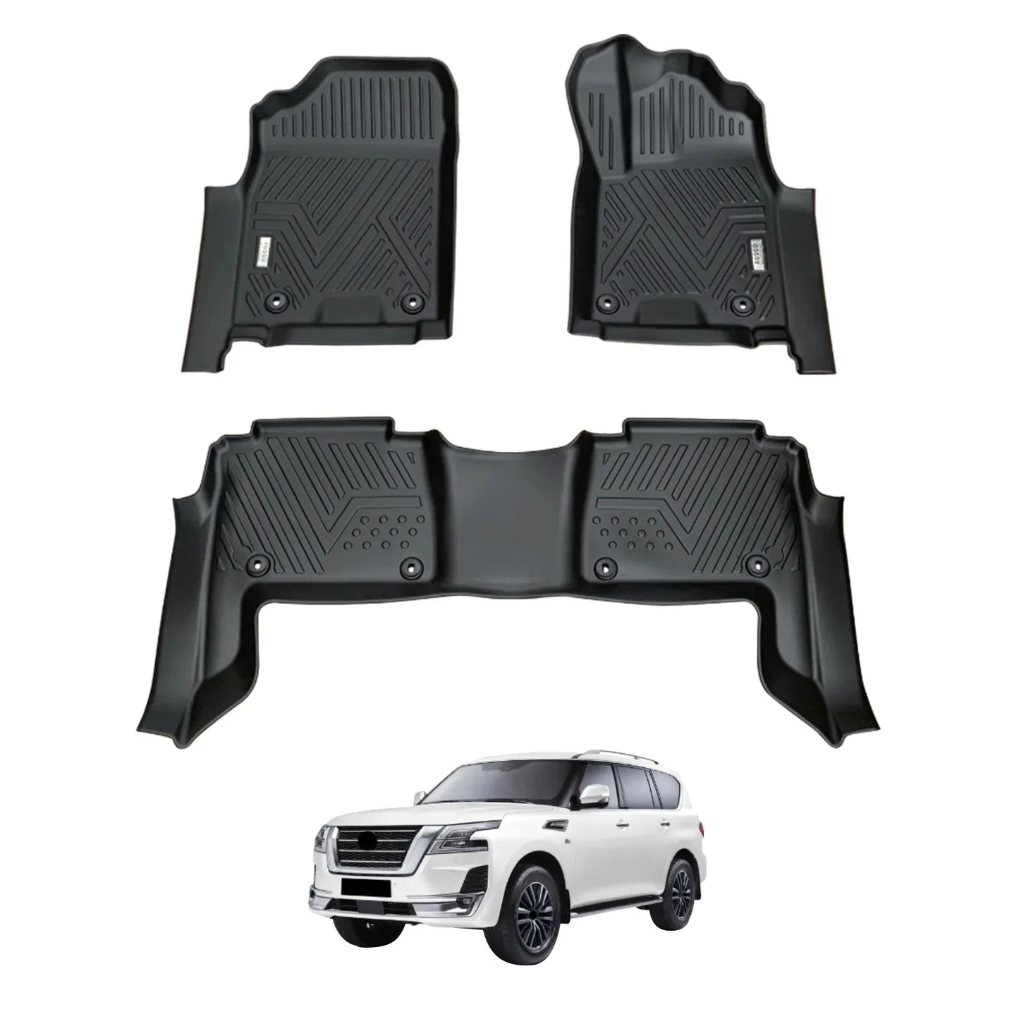 4WD FLOOR MATS - NISSAN PATROL Y62 2012 -