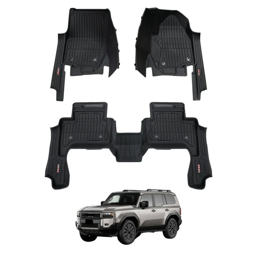 4WD FLOOR MATS (INJECTION) TOYOTA LANDCRUISER PRADO 250 SERIES