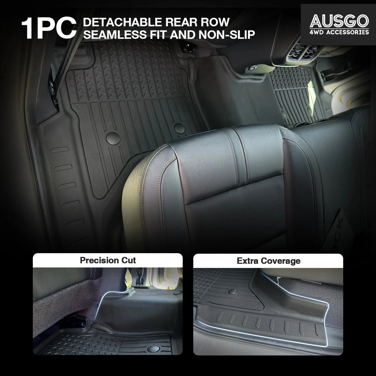 4WD FLOOR MATS - FORD RANGER 2022 -