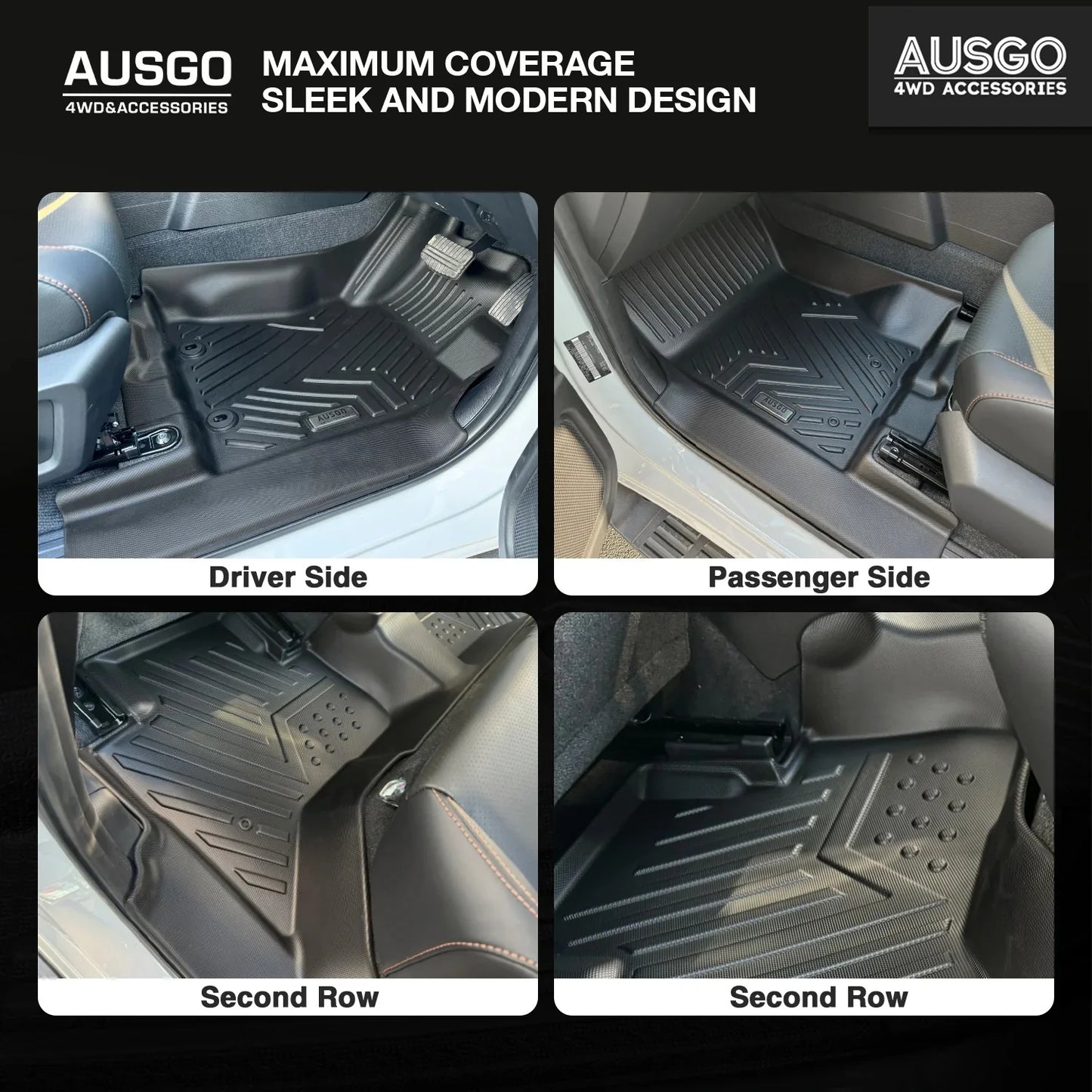 4WD FLOOR MATS - MITSUBISHI TRITON 2024 -