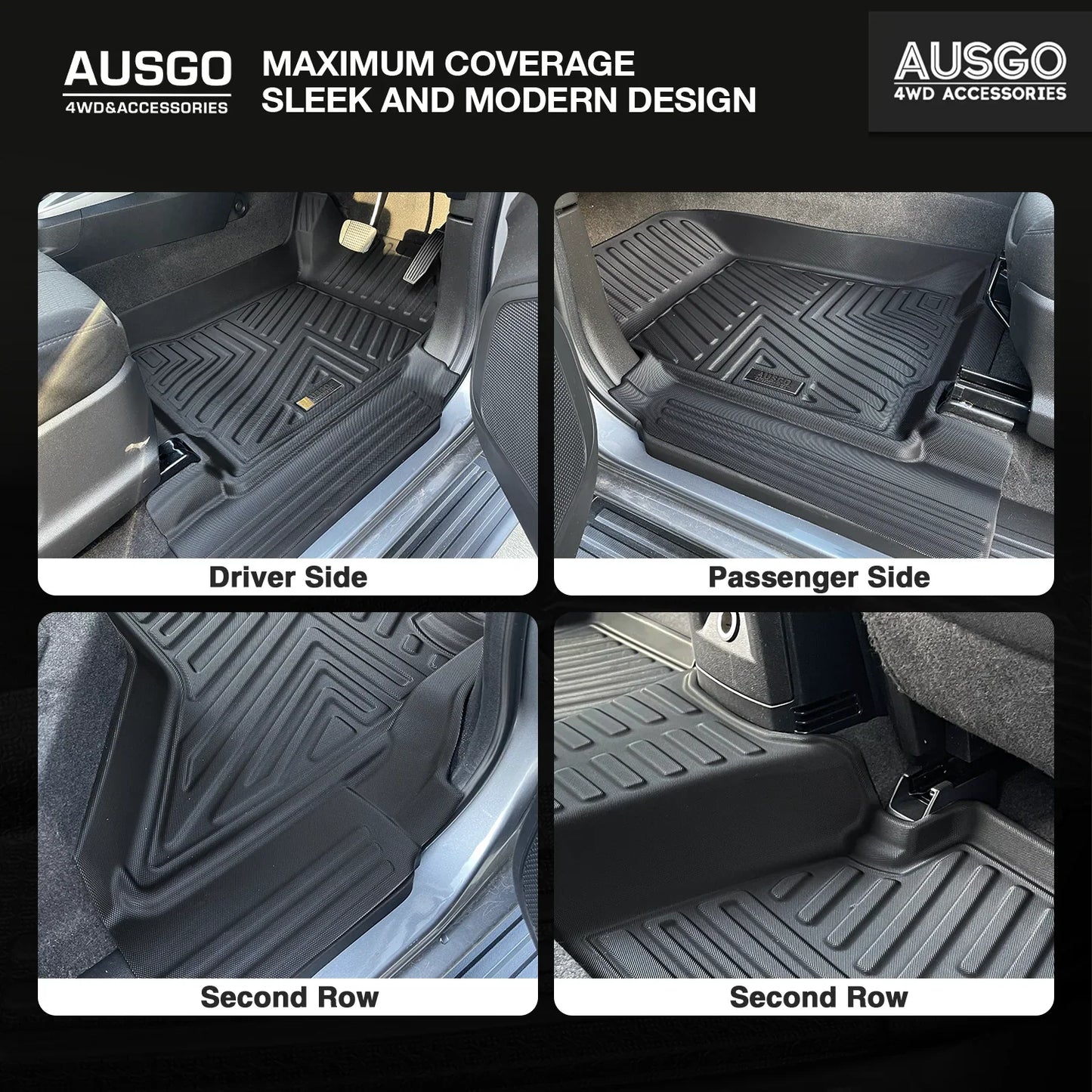 4WD FLOOR MATS - ISUZU D-MAX 2012 - 2020