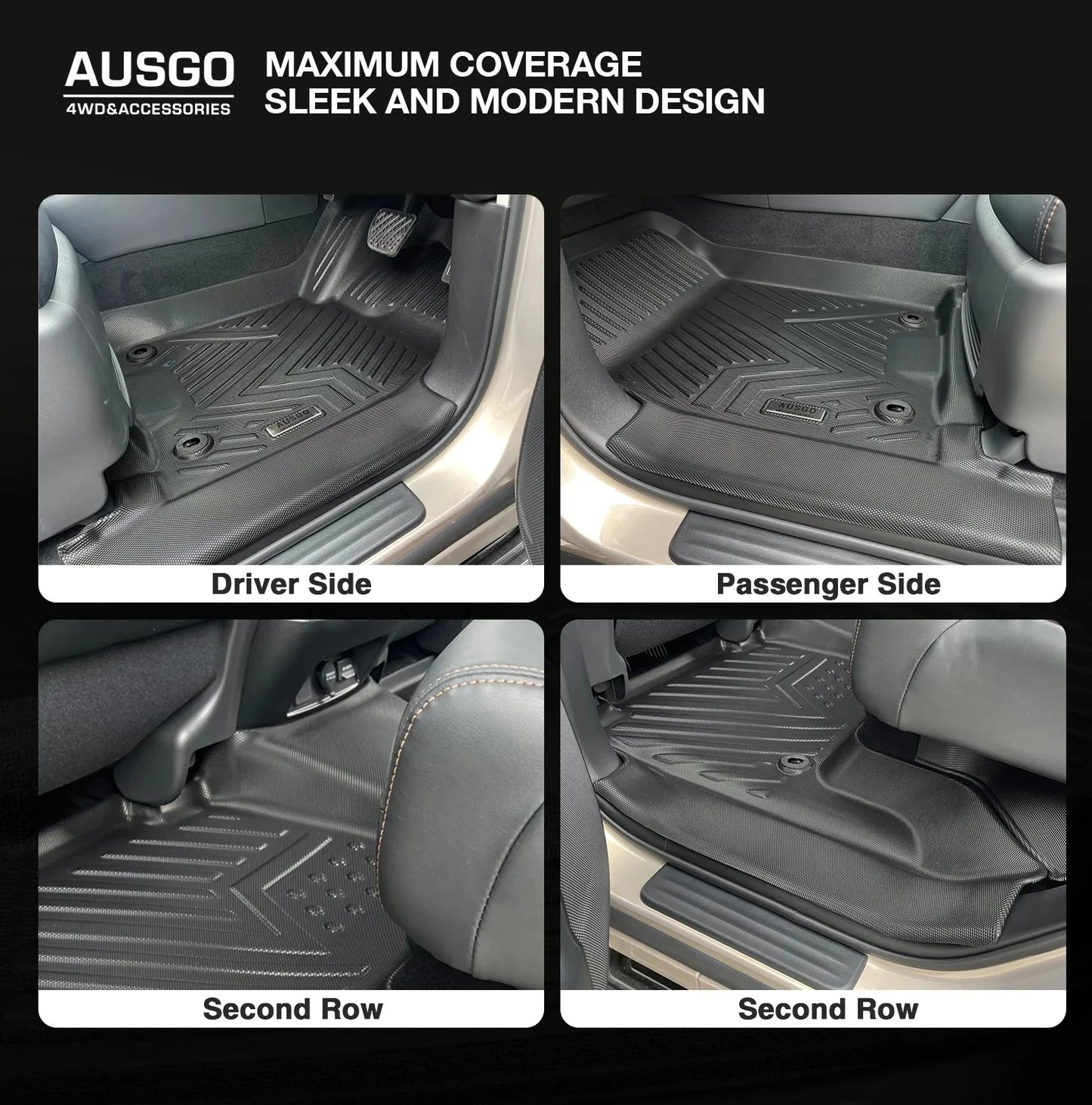 4WD FLOOR MATS - NISSAN PATROL Y62 2012 -